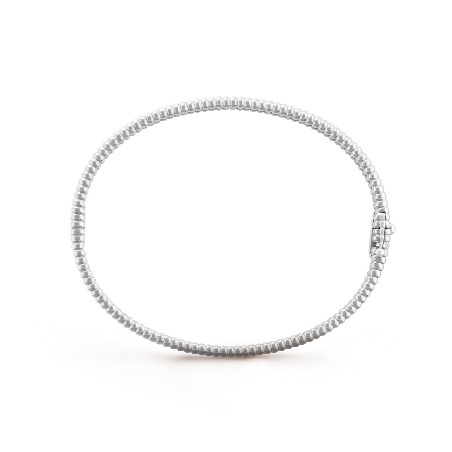 18K Perl̩e Diamonds One Row Bracelet