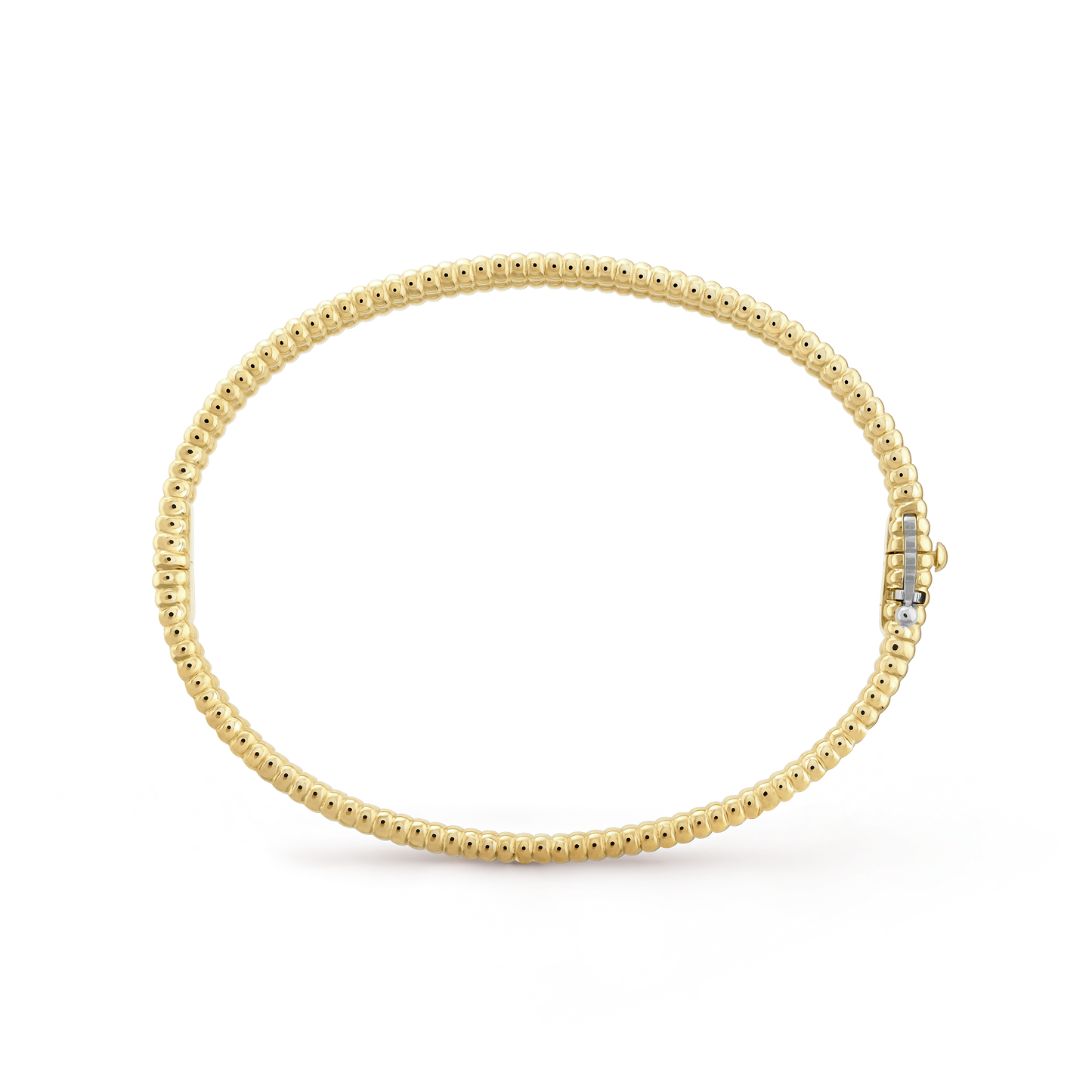 18K Perl̩e Diamonds One Row Bracelet