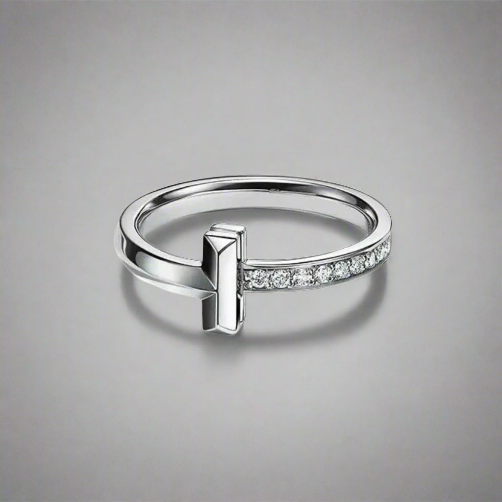 18K T T1 Diamond Ring