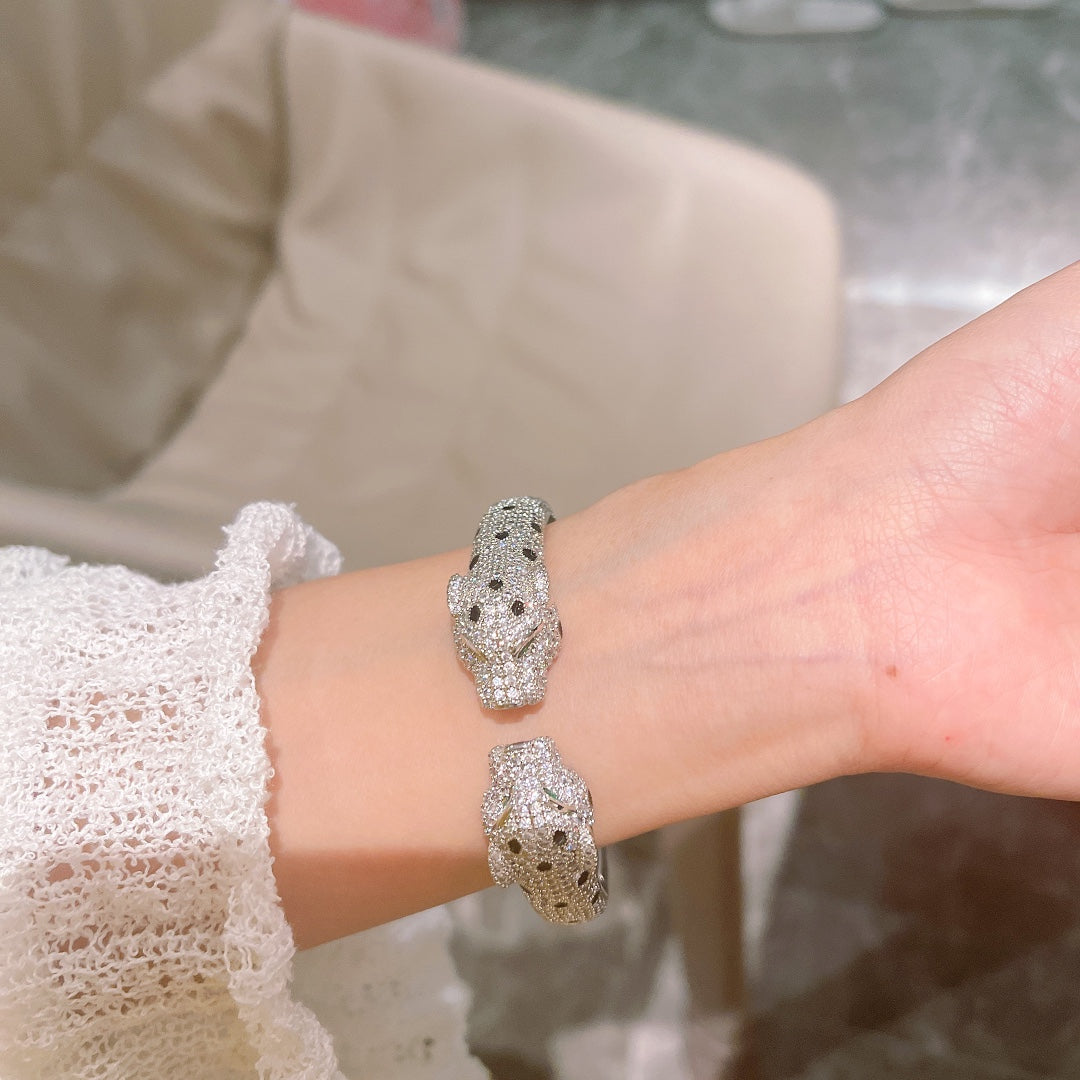 18K Panth̬re De Diamond Bracelet