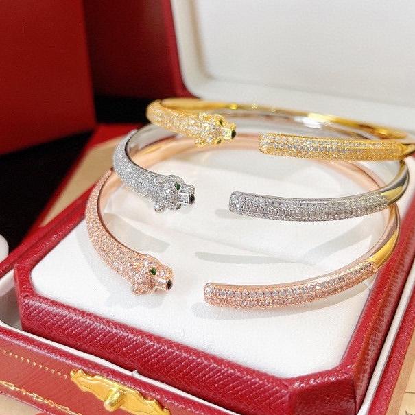 18K Panth̬re De Diamonds Bracelet