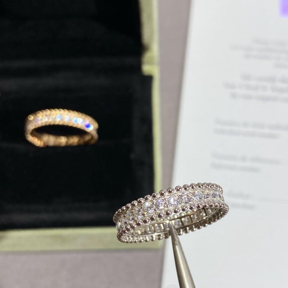 18K Perl̩e Diamonds Ring