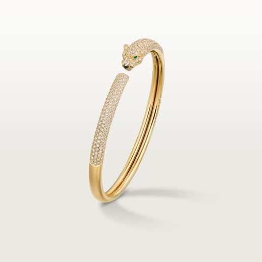 18K Panth̬re De Diamonds Bracelet
