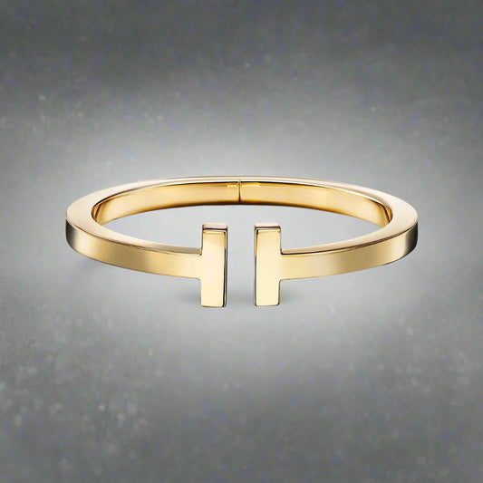 18K T Square Bracelet